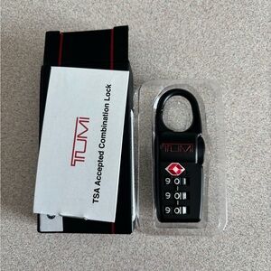 TUMI Black Combination Lock